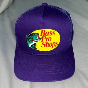 Purple Bass Pro Hat Womens Fit